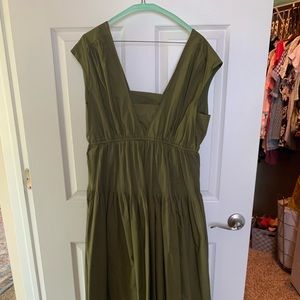 Anthropologie maxi dress 100% cotton.